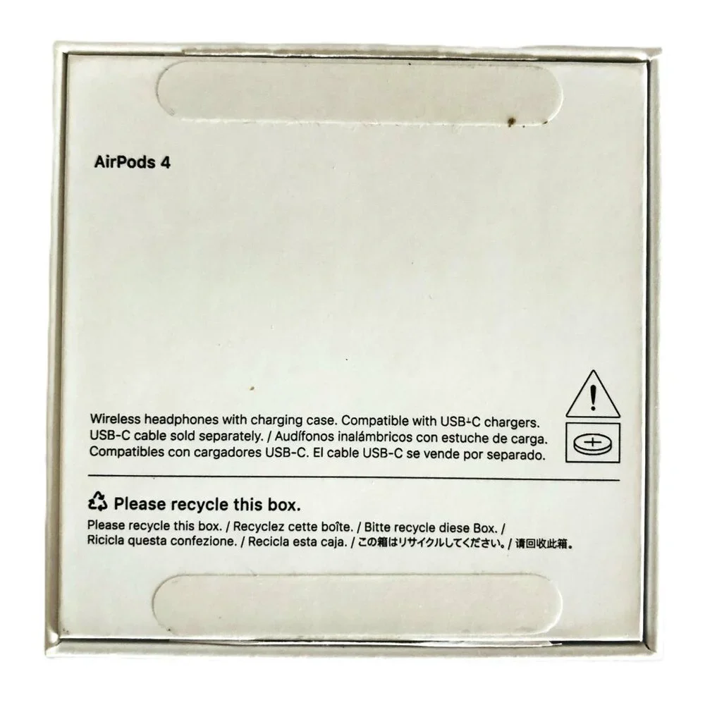 Apple AirPods 4th Generation Box with Manual Only Empty Inside Mint Condition